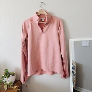 Athleta | light pink zip up sports jacket